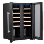 Baridi 24-Bottle Dual Zone Wine Cooler