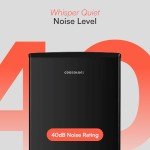 Cookology 142L Black 50/50 Fridge Freezer