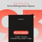 Cookology UCFR88BK 88L Undercounter Freestanding Fridge