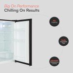 Cookology UCFR88BK 88L Undercounter Freestanding Fridge