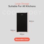 Cookology UCFR88BK 88L Undercounter Freestanding Fridge