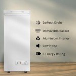 SIA 53L Slimline White Chest Freezer