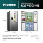 Hisense WiFi American Fridge Freezer with Water Dispenser