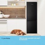 Fridgemaster 55cm Black 269L Fridge Freezer