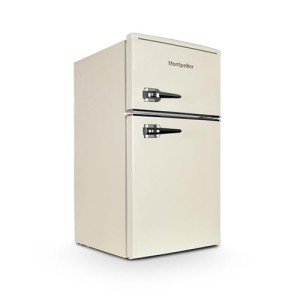Montpellier Cream Retro Undercounter Fridge Freezer