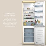 Swan Retro 70/30 Fridge Freezer - Cream