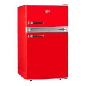 SIA RFM88R 88L Retro Under Counter Fridge Freezer