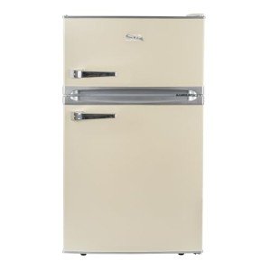 SIA 88L Retro Cream Under Counter Fridge Freezer