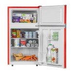 SIA RFM88R 88L Retro Under Counter Fridge Freezer