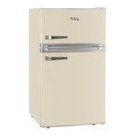 SIA 88L Retro Cream Under Counter Fridge Freezer