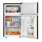 SIA RFM88K 88L Black Retro Fridge Freezer