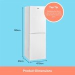 SIA 50/50 Split 149L Combi Fridge Freezer