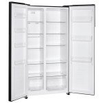 Candy Total No Frost American Fridge Freezer - Black