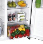Candy Total No Frost American Fridge Freezer - Black