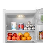 SIA 70/30 Split White Fridge Freezer - 268L