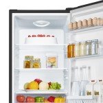Fridgemaster 50cm 60/40 Fridge Freezer - Black