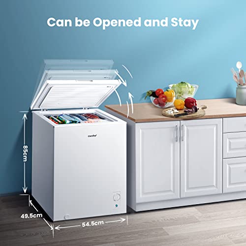 COMFEE' 99L Chest Freezer with Adjustable Thermostats
