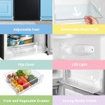 COMFEE’ 174L Freestanding Fridge Freezer – Black