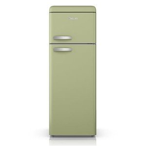 Swan Retro Green Top-Mount Fridge Freezer