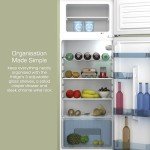 Swan Retro Green Top-Mount Fridge Freezer