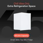 Cookology MFR67WH White Mini Fridge and Ice Box