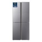 Fridgemaster 4-Door American Fridge Freezer - Silver