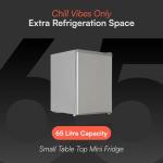 Cookology MFR67SS - 67L Stainless Steel Mini Fridge