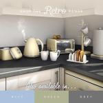 Swan Retro 70/30 Fridge Freezer - Cream