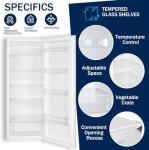 English Electric EEL240H Upright Larder Fridge 242 Litre 55cm wide