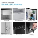Subcold Eco50 Black Mini Fridge with Chiller