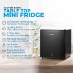 Subcold Eco50 Black Mini Fridge with Chiller