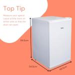 SIA UCF50WH 50cm White Under Counter Freezer