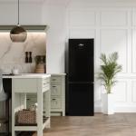 Willow 157L Freestanding Fridge Freezer - Black
