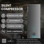 Teknix TL1435X 143cm Tall Freestanding Larder Fridge