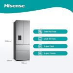 Hisense 70cm French Door Fridge Freezer with Water Dispenser