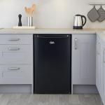 Kühlschrank Freistehend 91 L Schwarz 48 cm