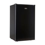 Kühlschrank Freistehend 91 L Schwarz 48 cm