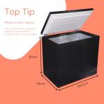 SIA CHF200B-AMZ1 201L Black Freezer