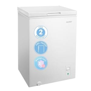 COMFEE' 99L Freestanding Chest Freezer - White