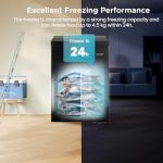 COMFEE' 99L Chest Freezer with Fridge Conversion