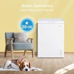 COMFEE' 99L Freestanding Chest Freezer - White