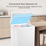 COMFEE' 99L Freestanding Chest Freezer - White