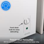 Abode 198L White Chest Freezer with Wire Basket