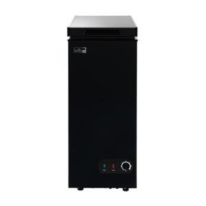 Willow 51L Slimline Compact Chest Freezer - Black