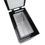 Willow 51L Slimline Compact Chest Freezer - Black