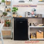 Russell Hobbs 91L Under Counter Freezer - Black