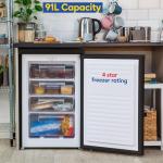 Russell Hobbs 91L Under Counter Freezer - Black