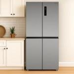 HYE 394L Compact American Fridge Freezer