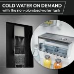 Hoover 4-Door Cube Fridge Freezer, 463L, Silver