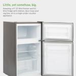 Willow 86L Under Counter Fridge Freezer - Grey